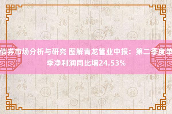 债券市场分析与研究 图解青龙管业中报：第二季度单季净利润同比增24.53%