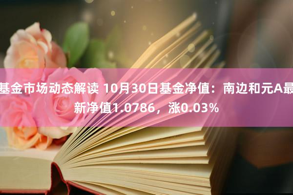 基金市场动态解读 10月30日基金净值：南边和元A最新净值1.0786，涨0.03%